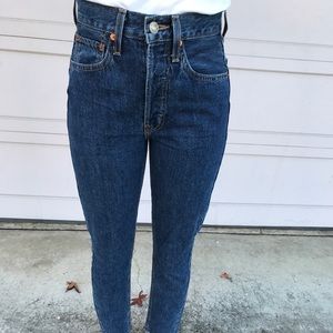 Re/Done High Rise Ankle Crop